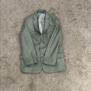 Alfani Green Sport Coat Modern Tailored Blazer